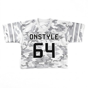 Customizable Team Name & Numbers <b>Mesh</b> Football Jersey 100% Polyester <b>Short</b> Sleeve Unisex Adult Activewear with Digital Printing - Product Image 5