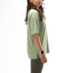 เสื้อยืดออกกำลังกายขายดี ออกแบบเองได้ ทรงโอเวอร์ไซส์ ระบายอากาศดี ทรงยาวพิเศษ ไซส์ใหญ่ ไหล่ตก ผ้าฝ้าย 100% สำหรับออกกำลังกาย - Product Image 5