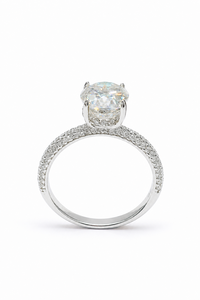 Anillo de Moissanita en Plata de Ley 92.5 KLSR-12096 - Product Image 4