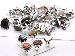 Factory Custom Vintage 925 Silver Plated <b>Statement</b> <b>Rings</b> Natural Gemstone Christian Bezel Band Unisex Antique Brass Wedding <b>Ring</b> - Product Image 5