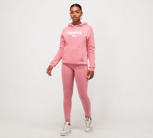 Conjunto deportivo de algodón para mujer, tela transpirable, corte ajustado, etiqueta privada, producción al por mayor, para gimnasio, uso diario, informal. - Product Image 1