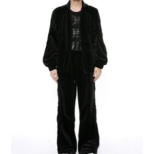 Ensemble de costume en denim brut personnalisé pour homme, veste bleue robuste et jean baggy, tenue décontractée d'hiver - Product Image 5