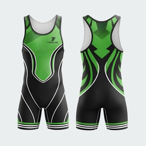 Men's Wrestling <b>Singlet</b> Regular Spandex Polyester Moisture Wicking Seamless Fusing Latest Design <b>Weightlifting</b> Anti-Bacterial - Product Image 6