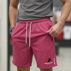Pantalones Cortos Deportivos de Algodón para Hombre, Cintura Elástica, Transpirables, Ligeros, para Entrenamiento en Gimnasio, Logotipo Personalizado, Venta al Por Mayor - Product Image 1
