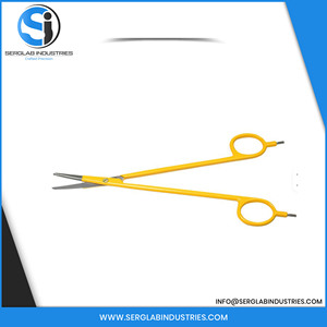 Tijeras Bipolares para Sellado de Vasos, 22 cm, Tipo Maryland, Reutilizables, de Acero Inoxidable, Instrumento Quirúrgico Eléctrico, CE ISO - Product Image 6