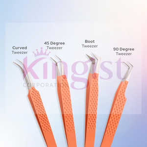Professional Stainless Steel Lash Extension Tweezers Set-Anti-Static <b>Precision</b> <b>Tools</b> Customizable Packaging Logo Wholesale Rate - Product Image 4
