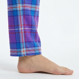 Pantalones de dormir de lana a cuadros para mujer, de cintura alta, holgados, con cordón ajustable, cómodos, para invierno, con bolsillos - Talla XL - Product Image 6