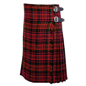 Mens Traditional Scottish Plaid Kilt Highland Utility Kilt With <b>Adjustable</b> <b>Straps</b> And Elegant Pleated Back - Product Image 3