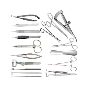 Juego Profesional de Blefaroplastia de 17 Piezas, Instrumentos Básicos de Cirugía Oftálmica y de Párpados para Cirugía Plástica y Cosmética Ocular - Product Image 1