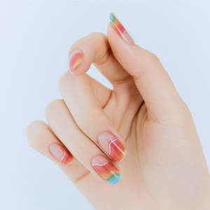 สติ๊กเกอร์ติดเล็บเจลแบบกดติด คุณภาพระดับซาลอนเกาหลี แท้ 100% ปลอดภัยสำหรับคนทานมังสวิรัติ ไม่ทดลองกับสัตว์ ปลอดสารพิษ 28 ชิ้น สำหรับทำเล็บ ขายส่ง - Product Image 4