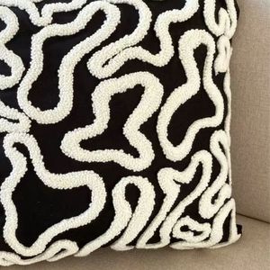 Cojín de Algodón Transpirable con Estampado, Tela Suave y Cómoda, Almohada Decorativa Elegante para Sala de Estar, Sillón - Product Image 5