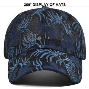 Spring Summer New Unisex Lace Beanie Breathable Baseball Cap Fashion Adjustable <b>Sunscreen</b> Snapback Trucker Hat - Product Image 4