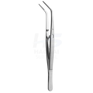Stainless Steel Wholesale <b>Cheap</b> Price Perry Tweezers Manual Dental Dressing Cotton Holding Surgical Tool Laboratory Tweezers - Product Image 1
