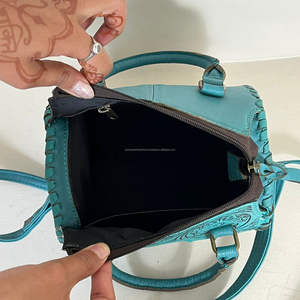 Nueva Bolsa de Viaje de Cuero Vacuno Hecha a Mano, Bolsa de Lona de Lujo para Fin de Semana, Mini Bolsa de Viaje para Mujer, Bolsas de Viaje para Pasar la Noche al Aire Libre - Product Image 6