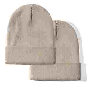 High Quality Unisex <b>Plain</b> <b>Cap</b> Dyed Embroidery Black Knitted Winter Ski Hat Woven Label Beanie Jacquard Rivet Daily Sports - Product Image 3