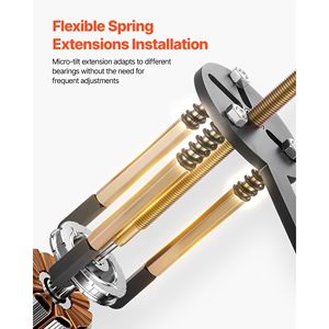 Set Estrattore Cuscinetti Interni/Esterni 36-in-1, 36 Pezzi, Estrattore a 3 Griffe con Albero Interno Multifunzione per Estrattori Ingranaggi - Product Image 4