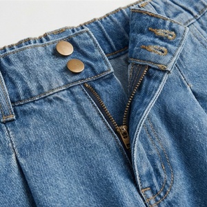 Shorts de Mezclilla Casuales Holgados de Talla Grande para Mujer, Pantalones Anchos de Verano, Bermuda, Corte a la Rodilla, a la Moda, Estilo Urbano - Product Image 4