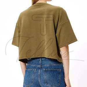 Unique Style Women <b>Crop</b> <b>Tops</b> Cheap Price Women's Breathable <b>Crop</b> <b>Top</b> Simple Solid Colour High Quality <b>Crop</b> <b>Tops</b> For Women - Product Image 4