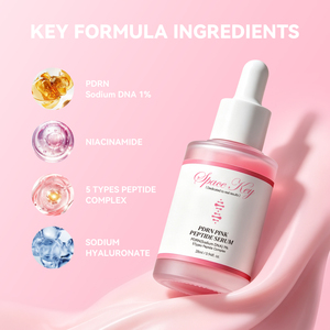 PDRN Pink Peptide <span class=keywords><strong>Niacinamide</strong></span> Infused Revitalizing Facial Serum Làm mịn da Cải thiện làn da xỉn màu Lâu dài 30ml - Product Image 3