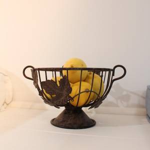 Decorative <b>Basket</b> Deluxe Quality Metal Black Color Fabulous Design Home Decor <b>Table</b> Centerpiece Fruit <b>Basket</b> at Good Price - Product Image 3