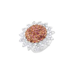 New Floral Designer Solid <b>925</b> Sterling <b>Silver</b> Natural Crystal Quartz Gemstone Prong Setting Wedding Minimalist <b>Ring</b> Fine Jewelry - Product Image 1
