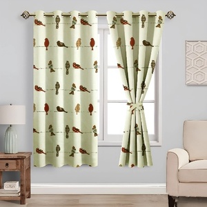 Neela Home Medium <b>Weight</b> 260 GSM Woven Curtains High Quality Multicolor Casual Living Room Window <b>Door</b> Flame Retardant Roll - Product Image 1