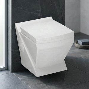 Matte Grey Rimless Wall Hung Toilet <b>Ceramic</b> WC Bowl European Style Wall Mounted <b>Pan</b> For Villa Hotel Bathroom - Product Image 3