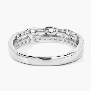 Anillo de Diamantes de 0.5CT con Certificado IGI, Plata de Ley 925, Chapado en Oro, Cultivado en Laboratorio, CVD, Color FG, VS1, Joyería de Compromiso de Lujo para Mujer - Product Image 5