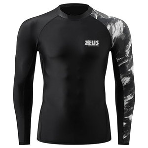 Rashguard homme manches longues en Spandex/Polyester pour la vente en gros, design personnalisé, nouvelle taille adulte - Product Image 1