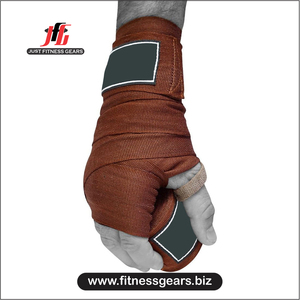 ผ้าพันมือสำหรับชกมวย MMA มวยไทย JUST FITNESS GEARS รุ่น JF-HW-25159 สีตามสั่ง พร้อมโลโก้  ระบายอากาศได้ดี ผลิตจากโพลีเอสเตอร์  แบบสวม  สำหรับทุกเพศ - Product Image 4