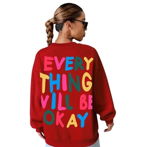 Vente en gros de sweat-shirts pour hommes à capuche, couleur unie, doublés, imprimés, en mélange polyester/coton, style décontracté - Product Image 4