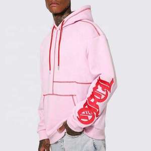 Nesta Sports Sweat à capuche unisexe en molleton de coton épais, effet vieilli et délavé à l'acide, avec logo brodé personnalisé, effet délavé soleil, ODM, Automne - Product Image 2