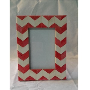 Wholesale Luxury Bone Inlay & Resin Photo <b>Frame</b> with Indian Floral Artwork for Home Decoration and Gifts - Product Image 4