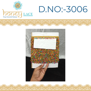 Accessoires de Mariage en Dentelle JARI Écologique Brodée Florale Colorée avec Détails Intricats et Motifs 3D (Chaussures) - Product Image 3