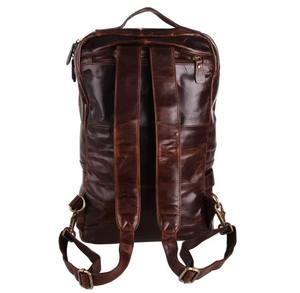 Mochila de Cuero de Grano Completo de Primera Calidad para Hombre y Mujer, Mochila Resistente para Viajes y Portátil, Bolso Escolar y Universitario con Estilo - Product Image 6