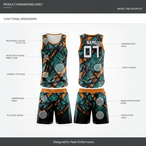 Hot Selling Sportswear Basketball Team Uniform Reversible Sports Jersey Set Quick Dry Athletic Clothing for School Club League - Product Image 2