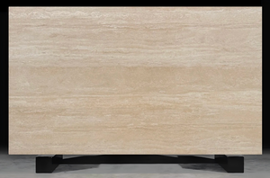 MiyaStone Wholesale Engineered 3D Printed Beige <b>Travertine</b> Big Slab for Countertop Project - Product Image 1