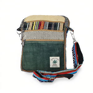 Bolso de Mensajero Elegante de Cáñamo/Algodón para Mujer - Product Image 2