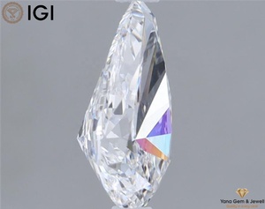 คุณภาพสูงสุด1.00 ct. เครื่องเพชรแบบสั่งทำสำหรับทำเครื่องประดับขนาด8.75มม. มีใบรับรอง CVD Lab ที่ปลูกและมีสี VS1ชัดเจน - Product Image 5