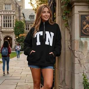 Comprar Sudadera Oversize con Cuello Alto Estilo Casual Moderno para Mujer Temporada de Invierno - Product Image 1