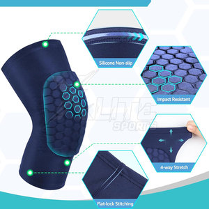 Gamme d'équipements de football en gros : Genouillères de gardien de but pour hommes et femmes en EVA, antidérapantes, respirantes, en tissu extensible, avec rembourrage renforcé pour les genoux - Product Image 6