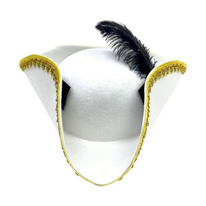 Sombrero Tricornio Unisex al por Mayor para Adultos - Diseño Ligero, Ecológico y Personalizable para Fiestas, Uso en Exteriores y Personajes en Todas las Estaciones - Product Image 1