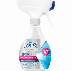 Febreze Premium, Spray Desodorante para Telas de Secado Rápido, Sin Perfume, a Base de Alcohol, 320 ml, Eliminador de Olores, Japón - Product Image 1
