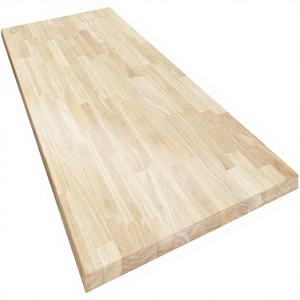 Encimera de Madera Maciza de Primera Calidad, Duradera, para Isla de Cocina, para Hogar o Restaurante, Superficie con Vetas de Madera Natural - Product Image 1