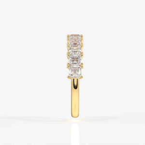 Anillo de Diamantes con Corte Princesa para Mujer, Ideal para Regalo de Cumpleaños, Fiestas y Uso Diario, Elegante y Moderno - Product Image 5