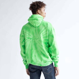 Hoodies en coton surdimensionnés respirants et imperméables tie-dye pour l'hiver, unisexe, grandes tailles, en gros, en molleton respirant tie-dye - Product Image 2