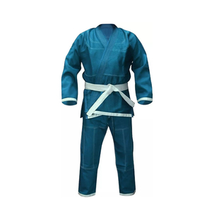 Kimono de BJJ vert olive pour homme, 100% coton, coupe classique, respirant, vêtements d'arts martiaux, taille adulte - Product Image 3