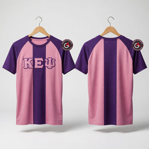 เสื้อยืดผ้าฝ้ายโพลีเอสเตอร์สำหรับผู้หญิง Kapa Epsilon PSI sority and fraternity ระบายอากาศได้แบบบางจากปากีสถานโลโก้ตามสั่ง - Product Image 1