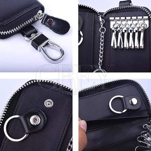 Porte-clés en cuir véritable sur mesure, design tendance et durable, pour hommes et femmes - Product Image 4