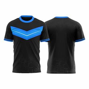 T-shirt de jeu premium en polyester respirant avec sublimation |   Maillot d'équipe personnalisé pour le football, le soccer et autres sports - Product Image 4
